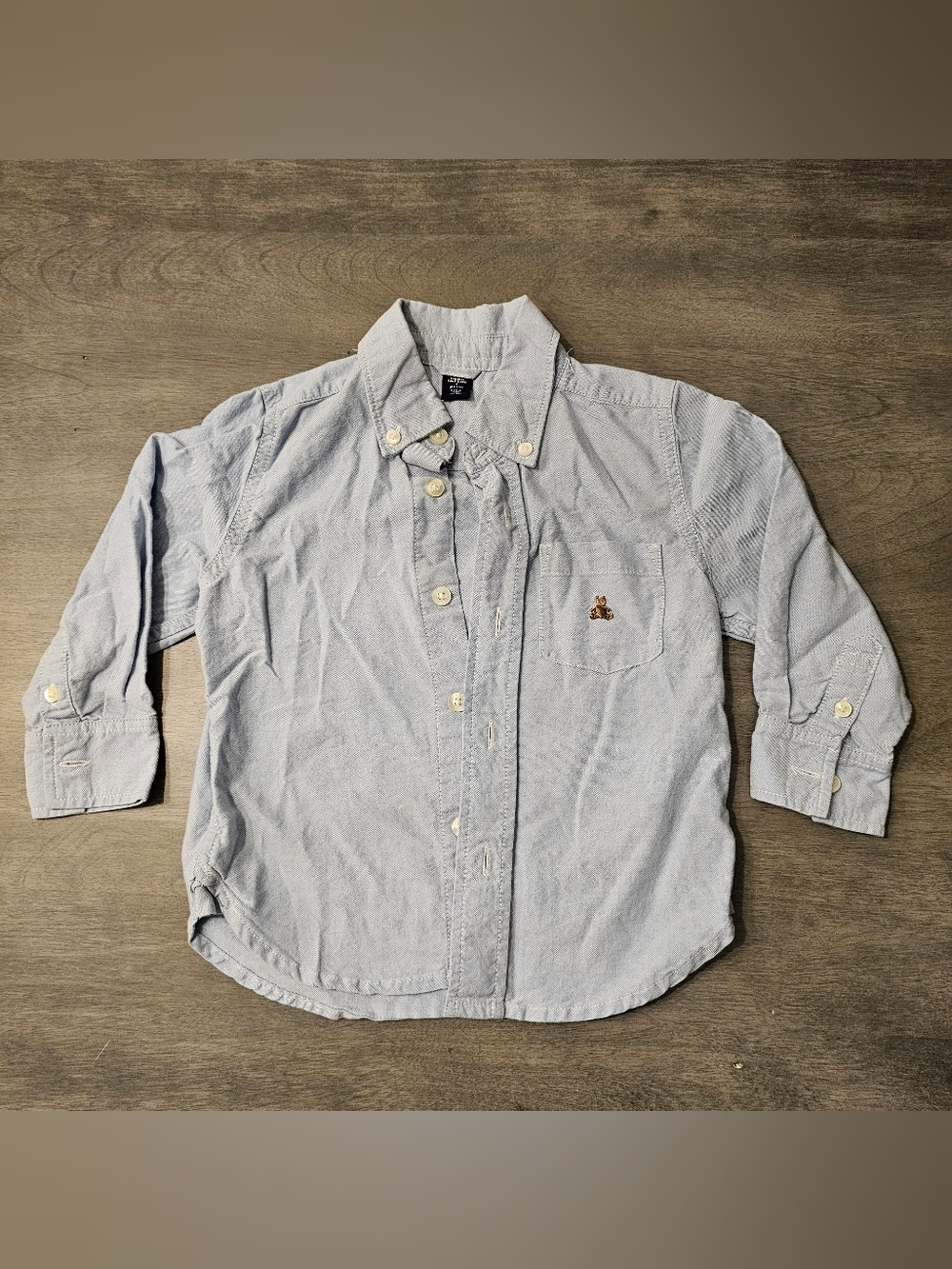 babyGap Boys 2T Blue Button Down Shirt- Like New